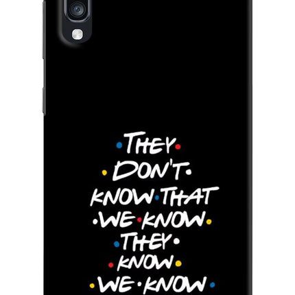 FRIENDS Dialogue Samsung A70 Hard Case Back Cover by Casekaro