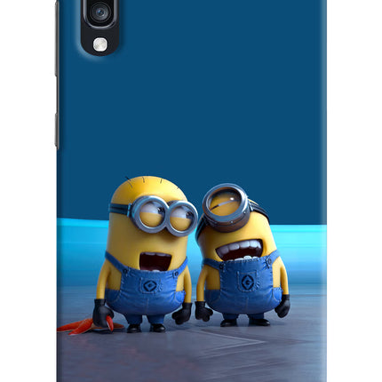 Minion Laughing Samsung A70 Hard Case Back Cover by Casekaro