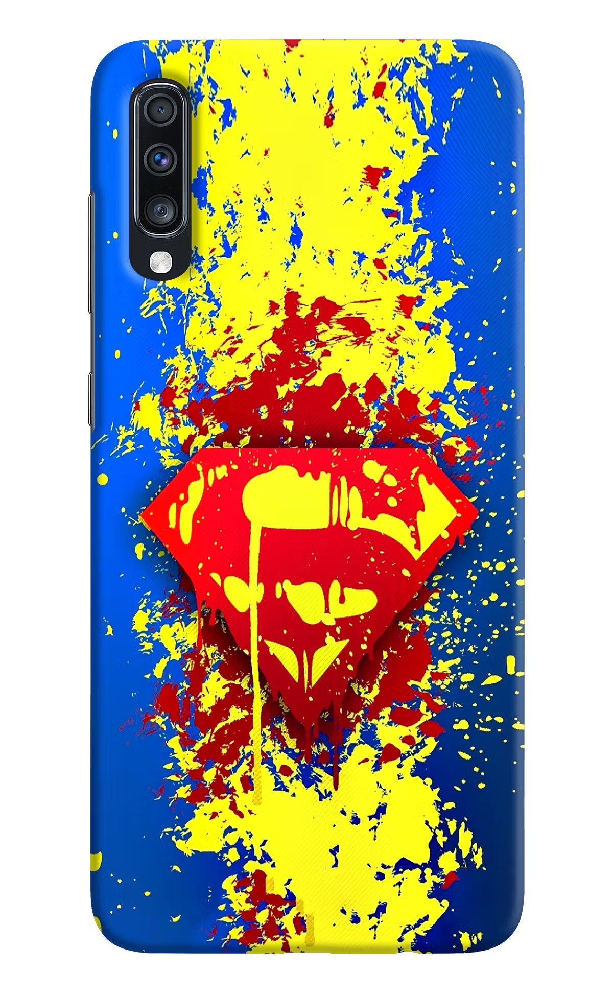 Superman logo Samsung A70 Hard Case Back Cover by Casekaro