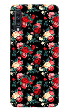 Rose Pattern Samsung A70 Hard Case Back Cover by Casekaro