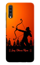 Lord Ram - 4 Samsung A70 Hard Case Back Cover by Casekaro