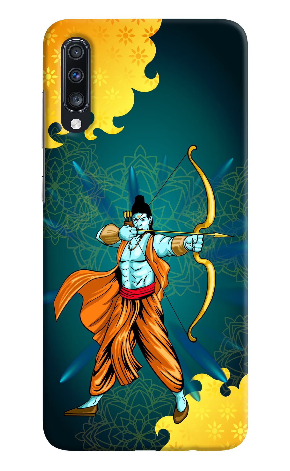 Lord Ram - 6 Samsung A70 Hard Case Back Cover by Casekaro