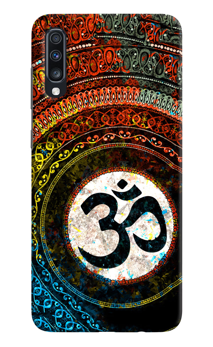 Om Cultural Samsung A70 Back Cover, Hard case
