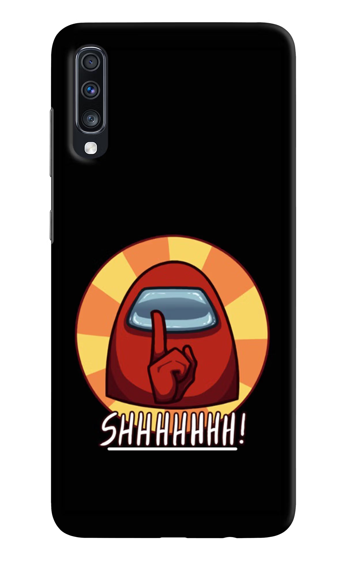 Among Us Shhh! Samsung A70 Hard Case Back Cover by Casekaro