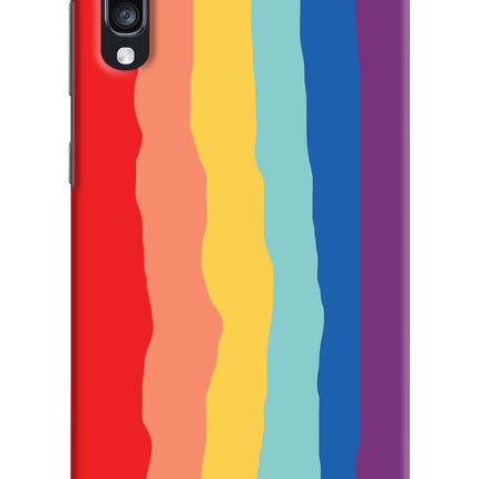 Rainbow Samsung A70 Hard Case Back Cover by Casekaro