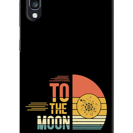 To the Moon Samsung A70 Hard Case Back Cover by Casekaro