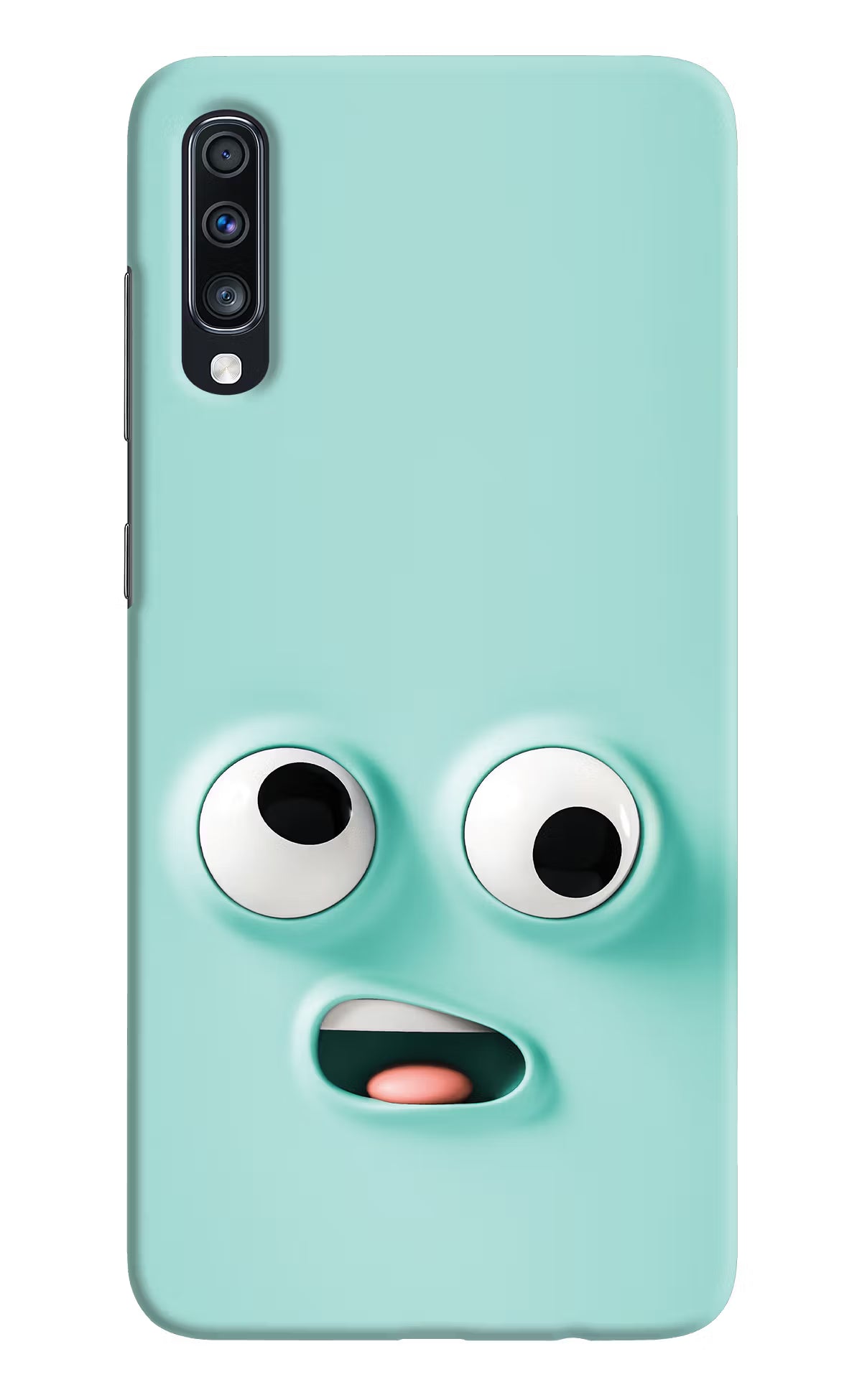 Funny Cartoon Samsung A70 Hard Case Back Cover by Casekaro