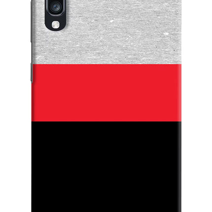 Tri Color Pattern Samsung A70 Hard Case Back Cover by Casekaro