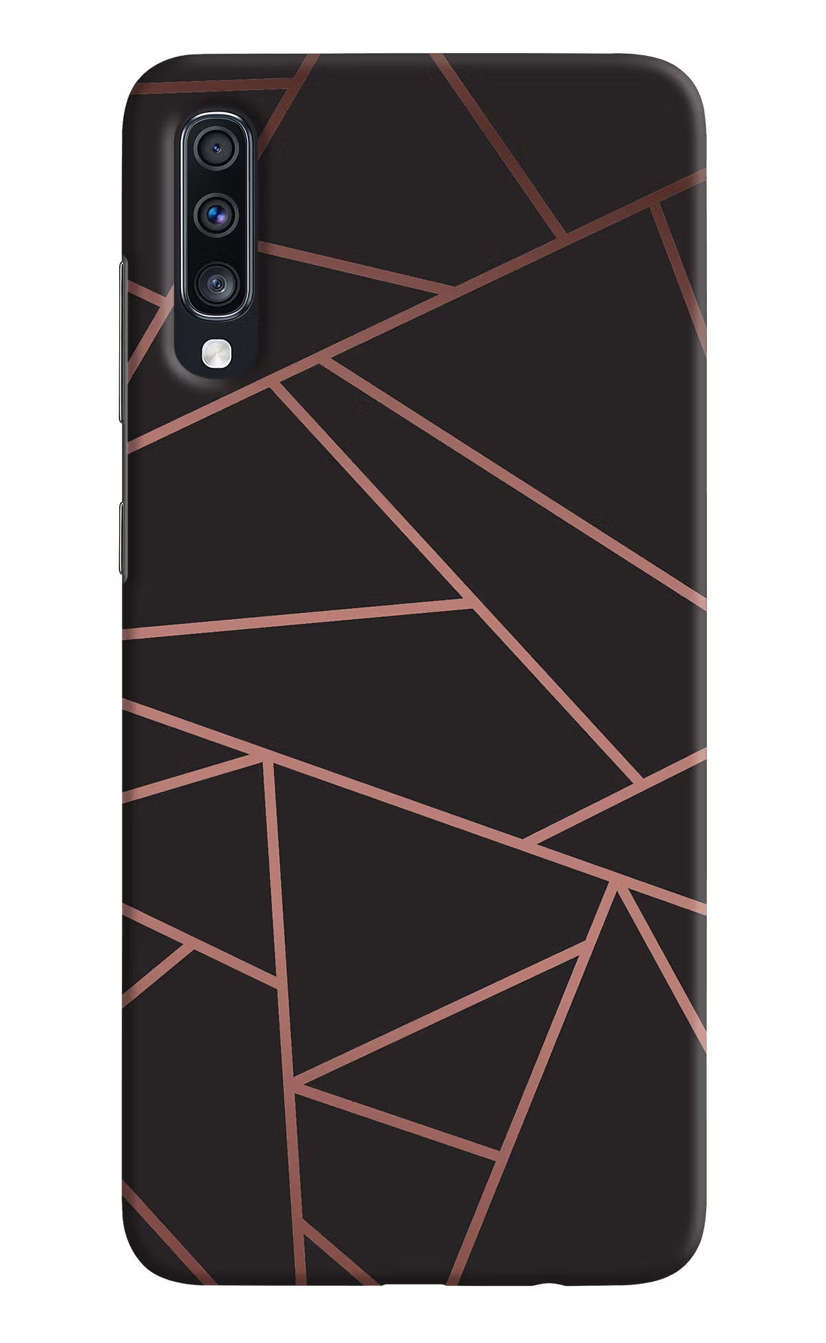 Geometric Pattern Samsung A70 Hard Case Back Cover by Casekaro