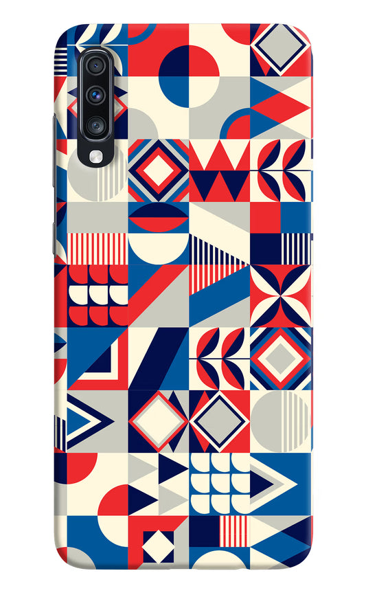 Colorful Pattern Samsung A70 Hard Case Back Cover by Casekaro