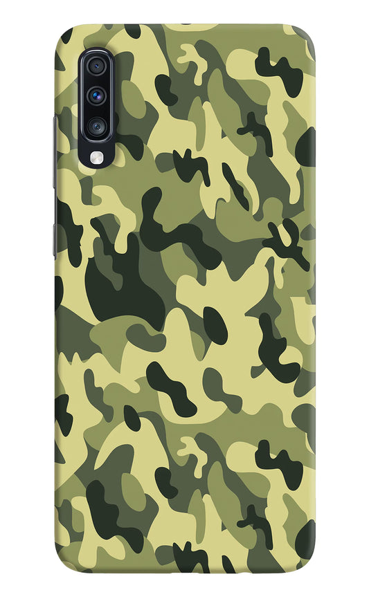 Camouflage Samsung A70 Hard Case Back Cover by Casekaro