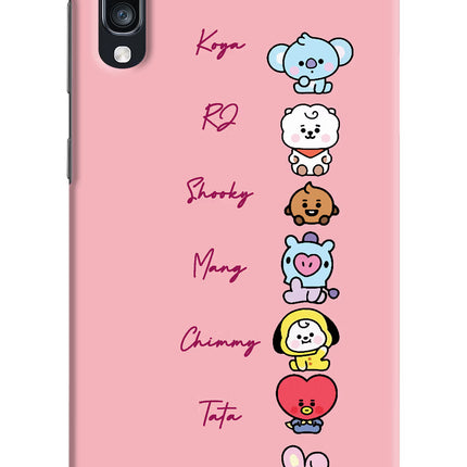 BTS names Samsung A70 Hard Case Back Cover by Casekaro