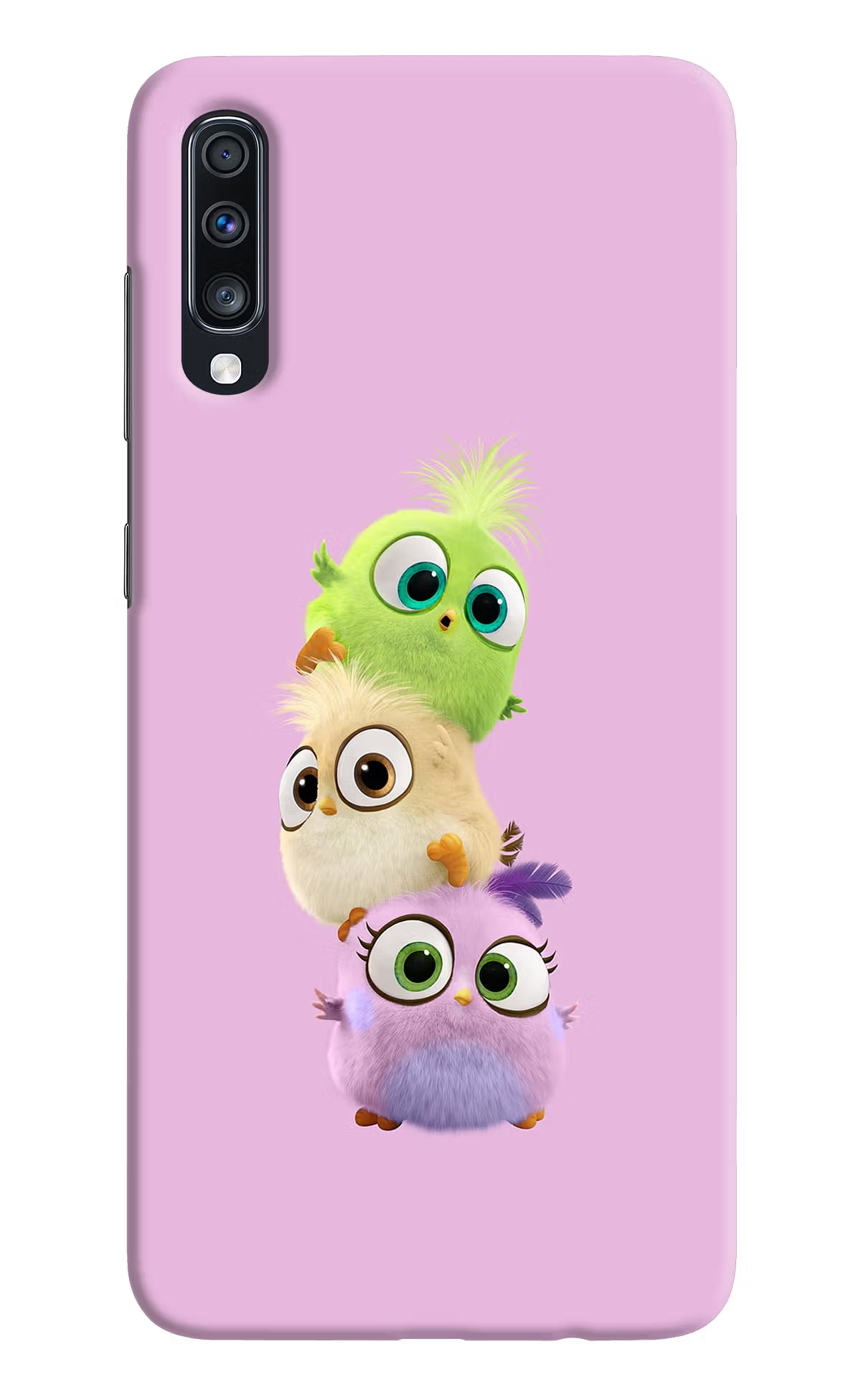 Cute Little Birds Samsung A70 Hard Case Back Cover by Casekaro