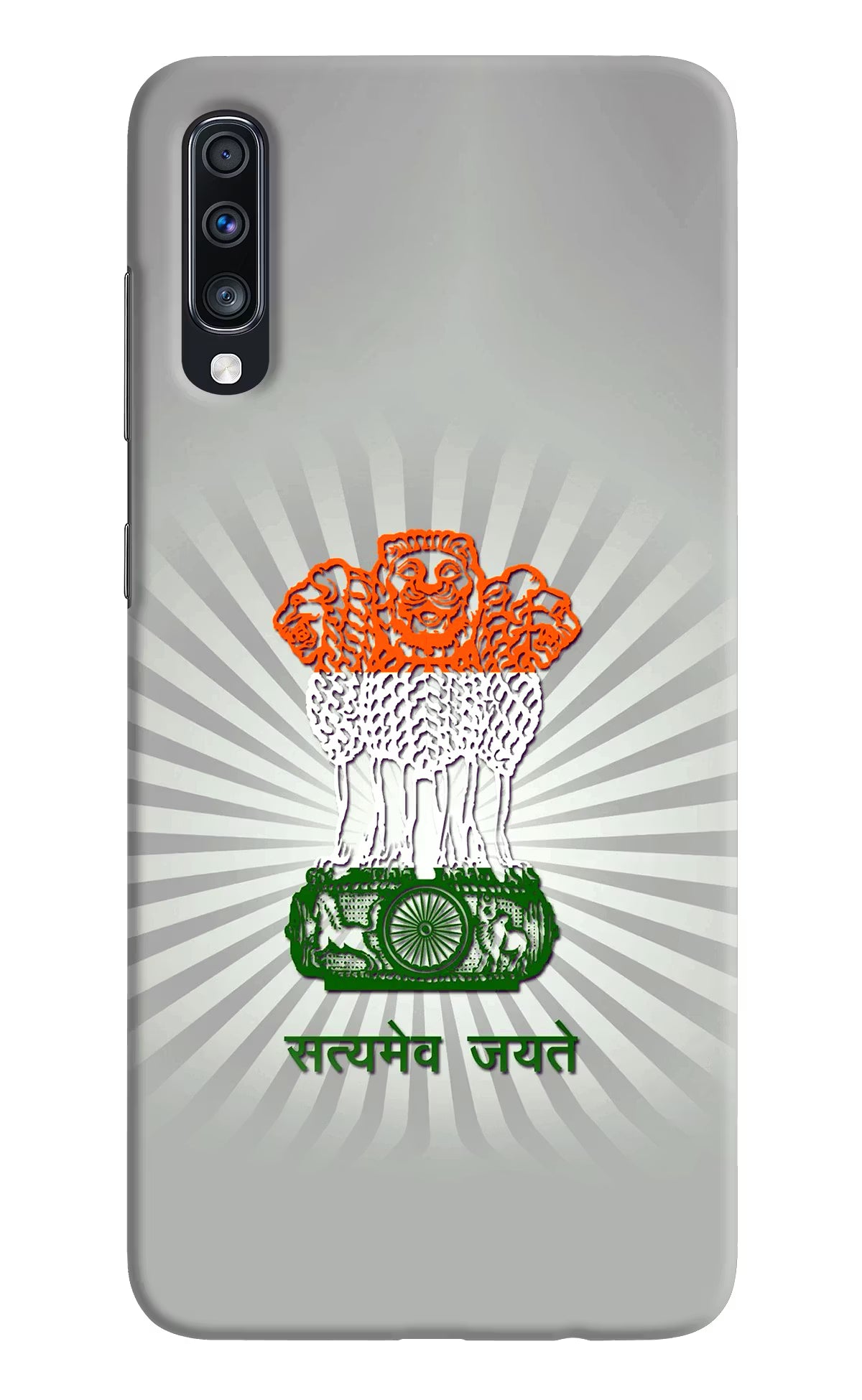 Satyamev Jayate Art Samsung A70 Hard Case Back Cover by Casekaro