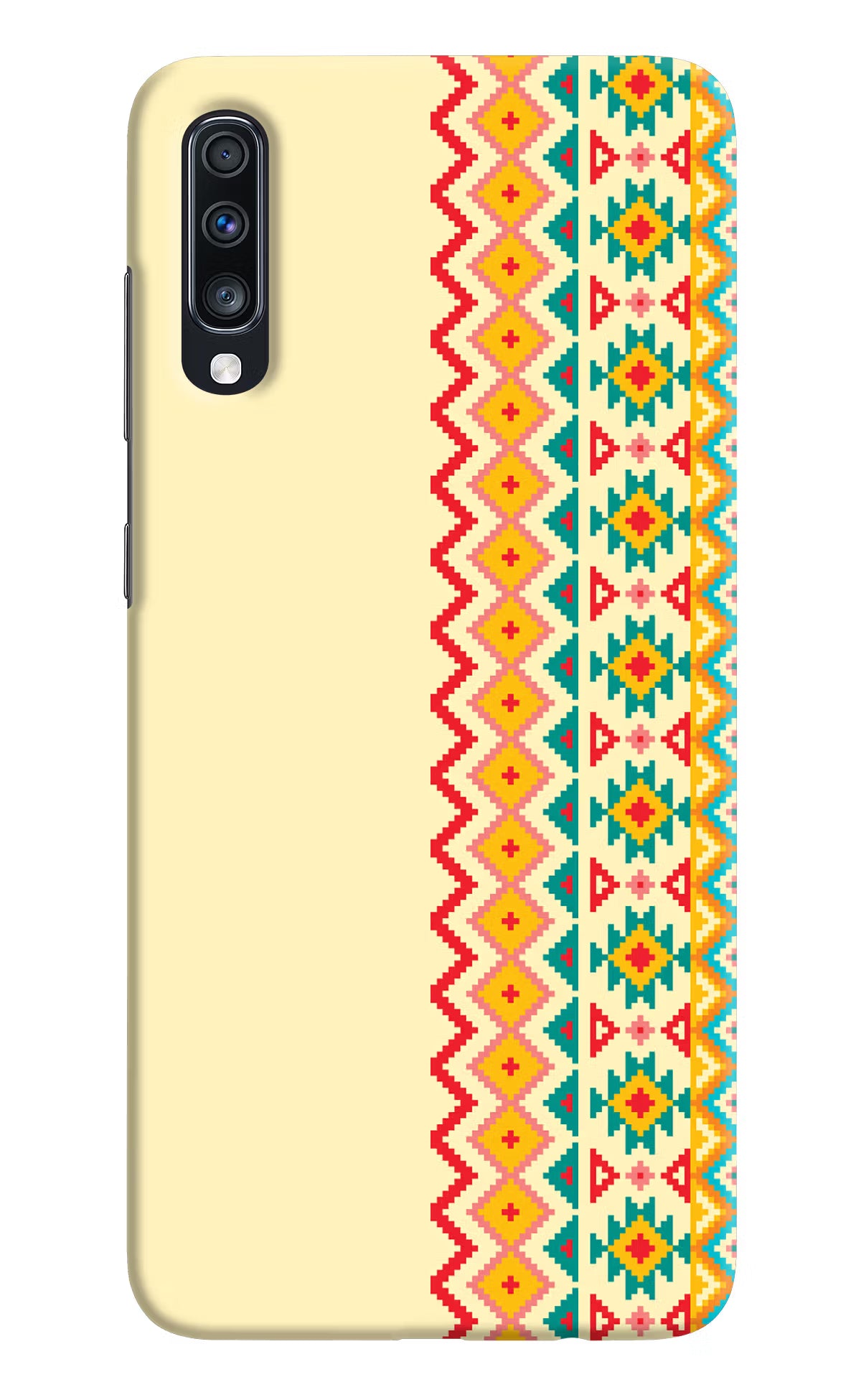 Ethnic Seamless Samsung A70 Hard Case Back Cover by Casekaro