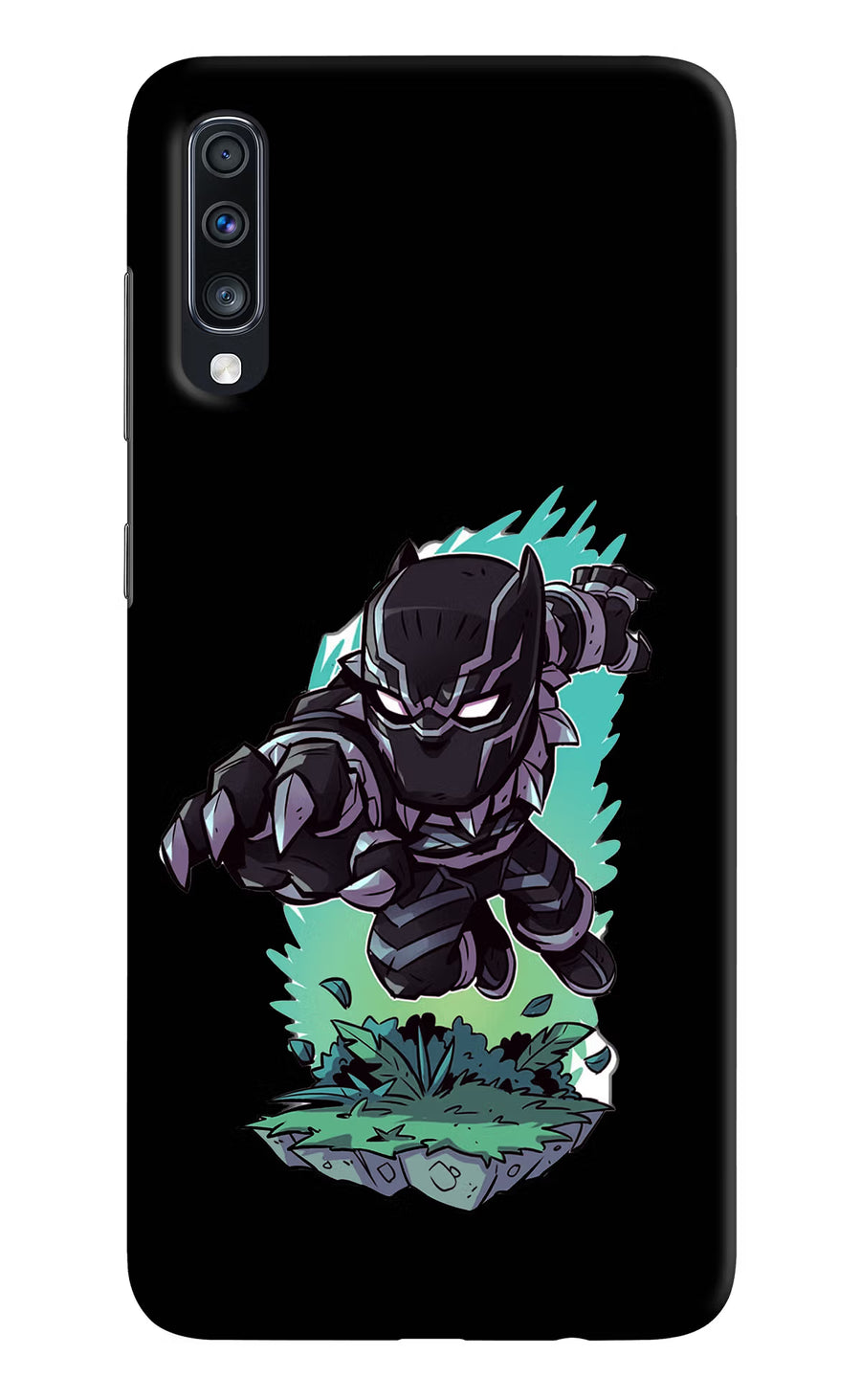 Black Panther Samsung A70 Back Cover, Hard case