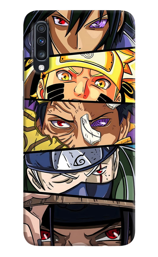 Naruto Character Samsung A70 Hard Case Back Cover by Casekaro