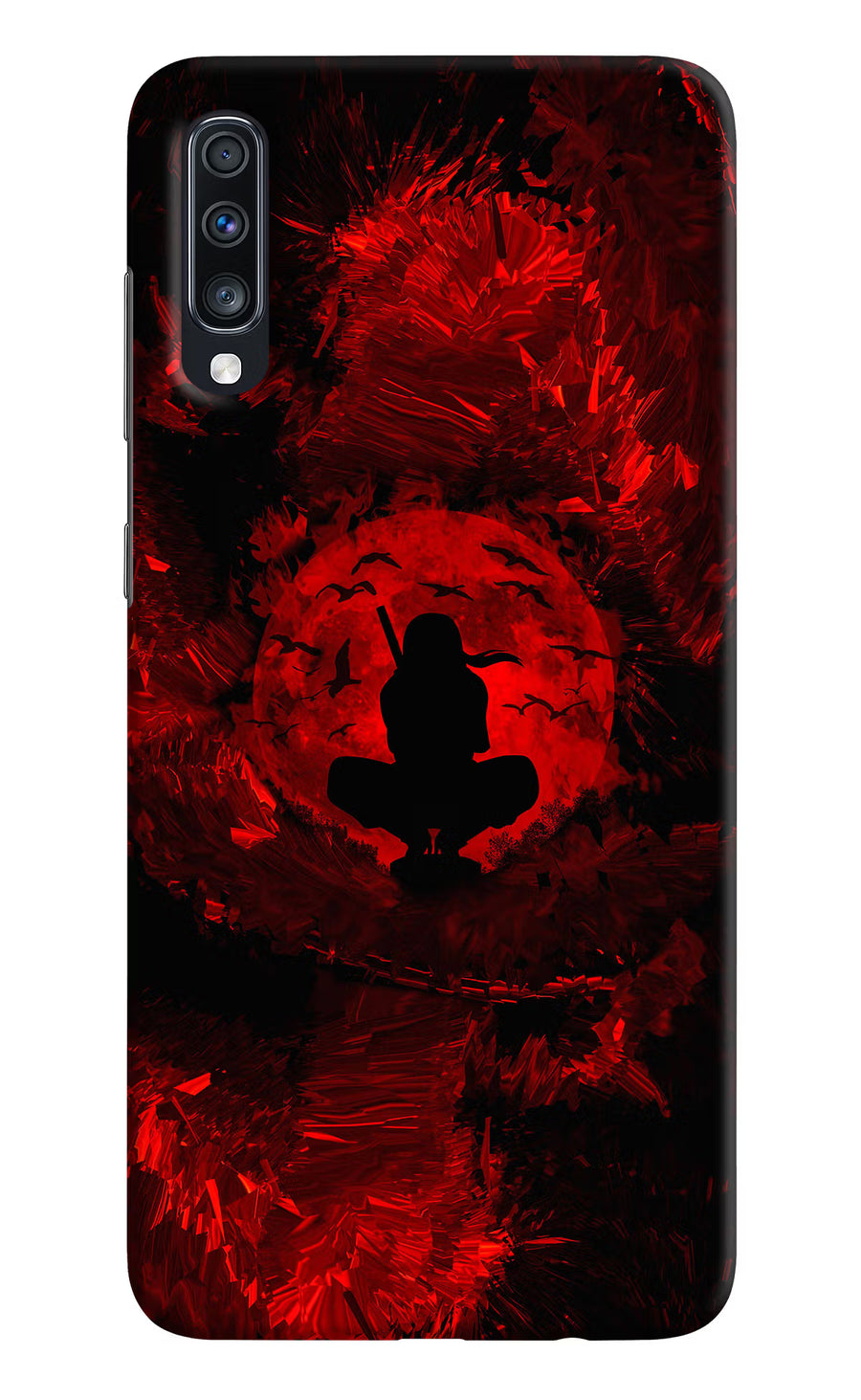 Itachi Uchiha Samsung A70 Back Cover, Hard case