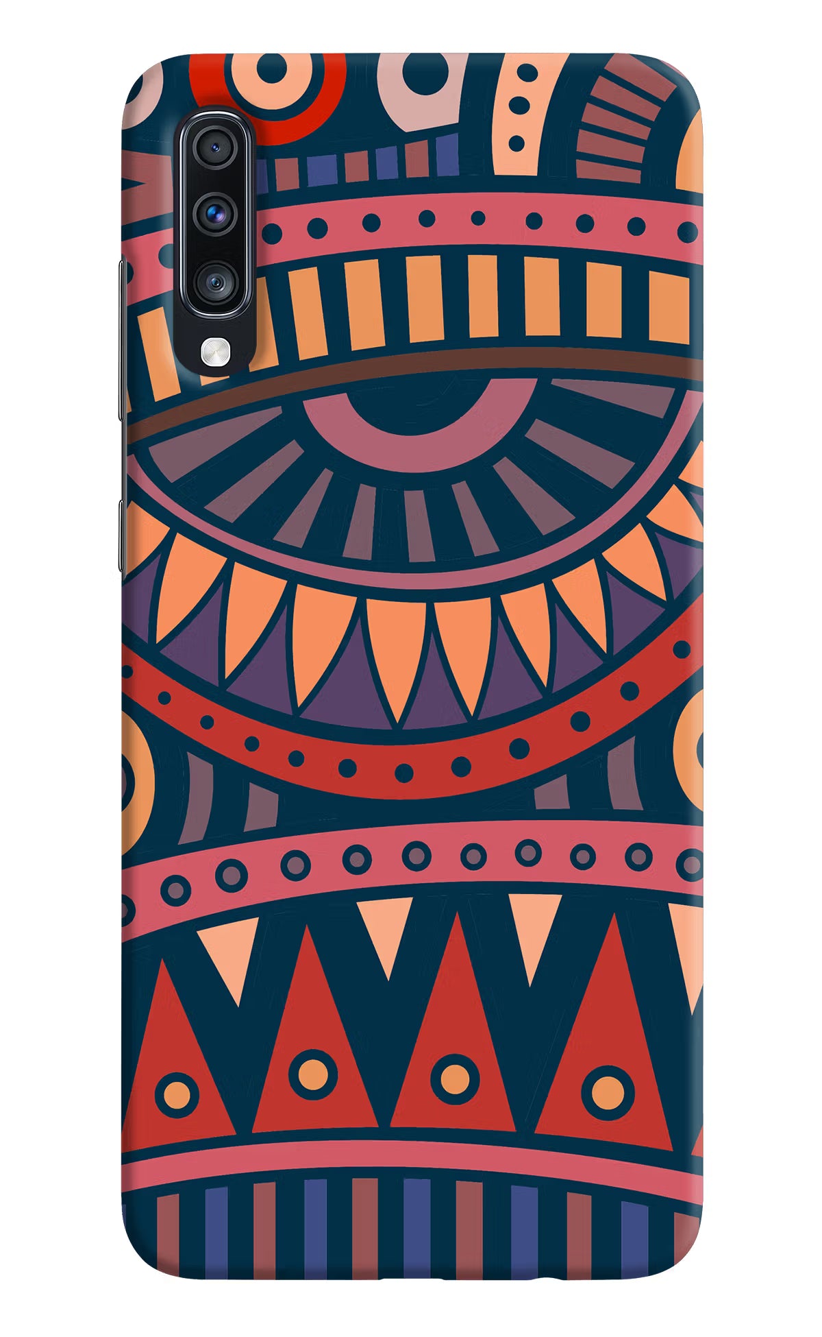 African Culture Design Samsung A70 Hard Case Back Cover by Casekaro