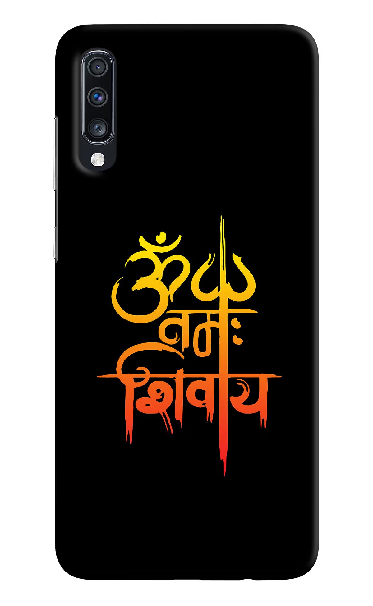 Om Namah Shivay Samsung A70 Hard Case Back Cover by Casekaro