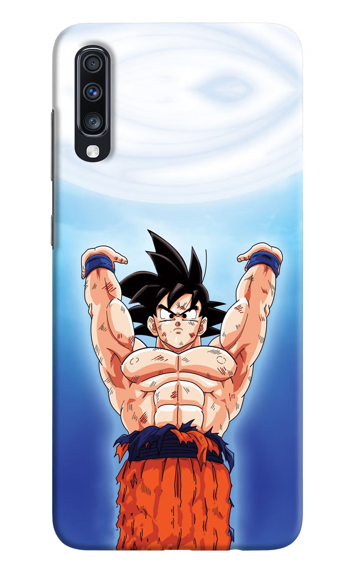 Goku Power Samsung A70 Hard Case Back Cover by Casekaro