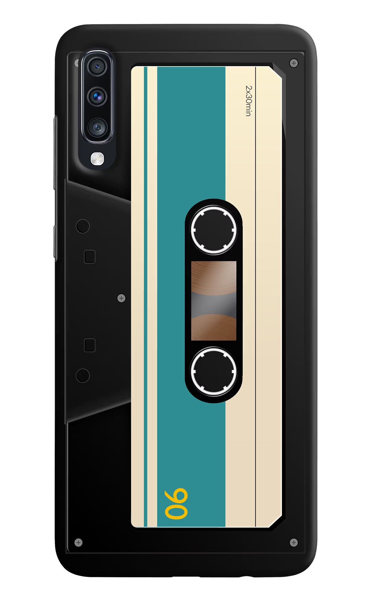 Cassette Samsung A70 Hard Case Back Cover by Casekaro