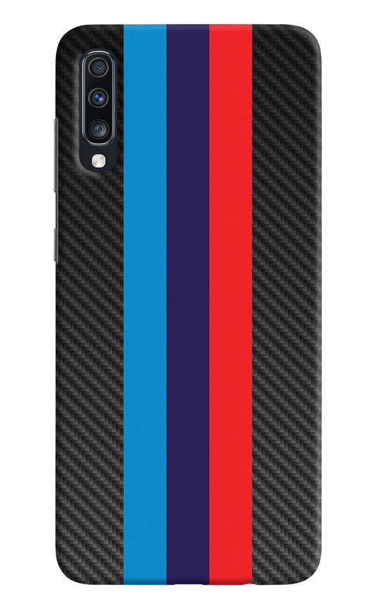 BMW Stripes Pattern Samsung A70 Back Cover