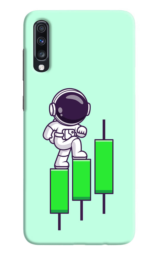 Astronaut Trader Samsung A70 Hard Case Back Cover by Casekaro