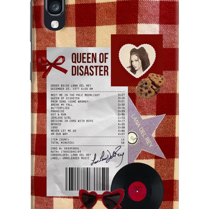 Queen of Disaster Samsung A70 Hard Case Back Cover by Casekaro