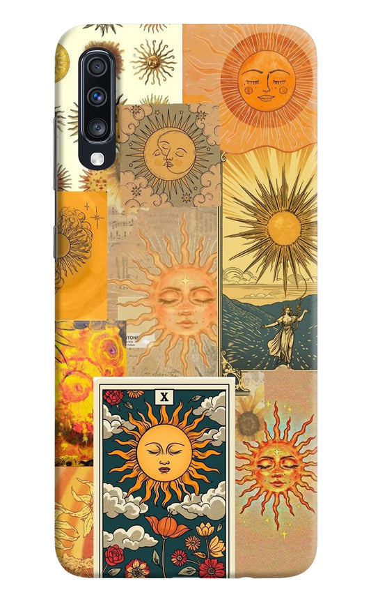 Sun Samsung A70 Hard Case Back Cover by Casekaro
