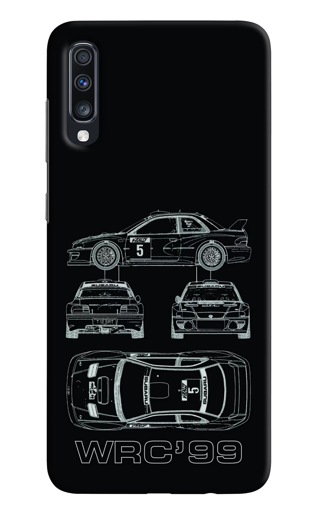 WRC'99 Samsung A70 Hard Case Back Cover by Casekaro