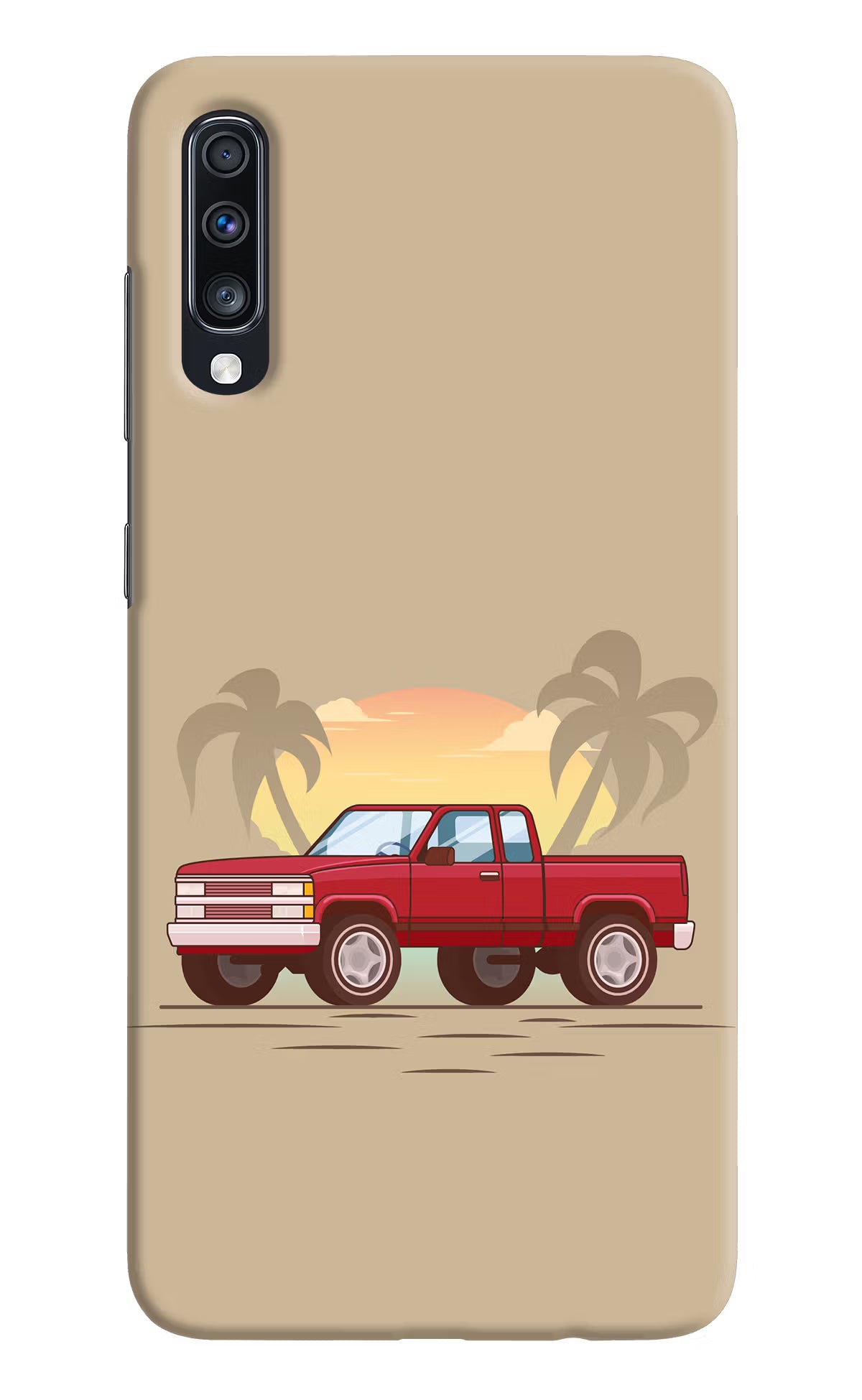Desert Classic Drive Samsung A70 Hard Case Back Cover by Casekaro