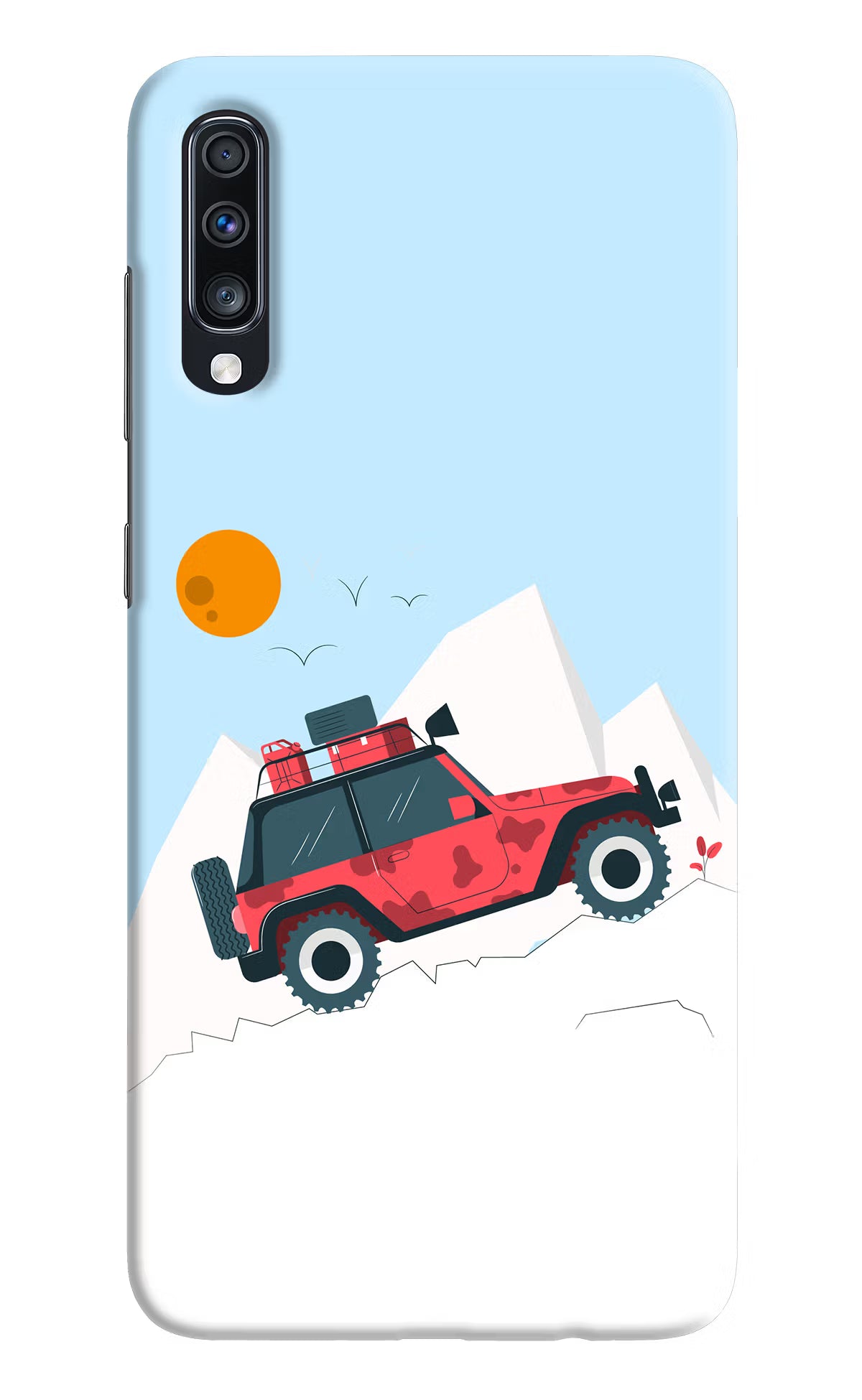 Mountain Trail Beast Samsung A70 Hard Case Back Cover by Casekaro
