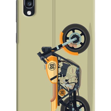 Vertical Speedster Samsung A70 Hard Case Back Cover by Casekaro