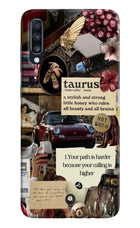 Taurus Zodiac Samsung A70 Hard Case Back Cover by Casekaro