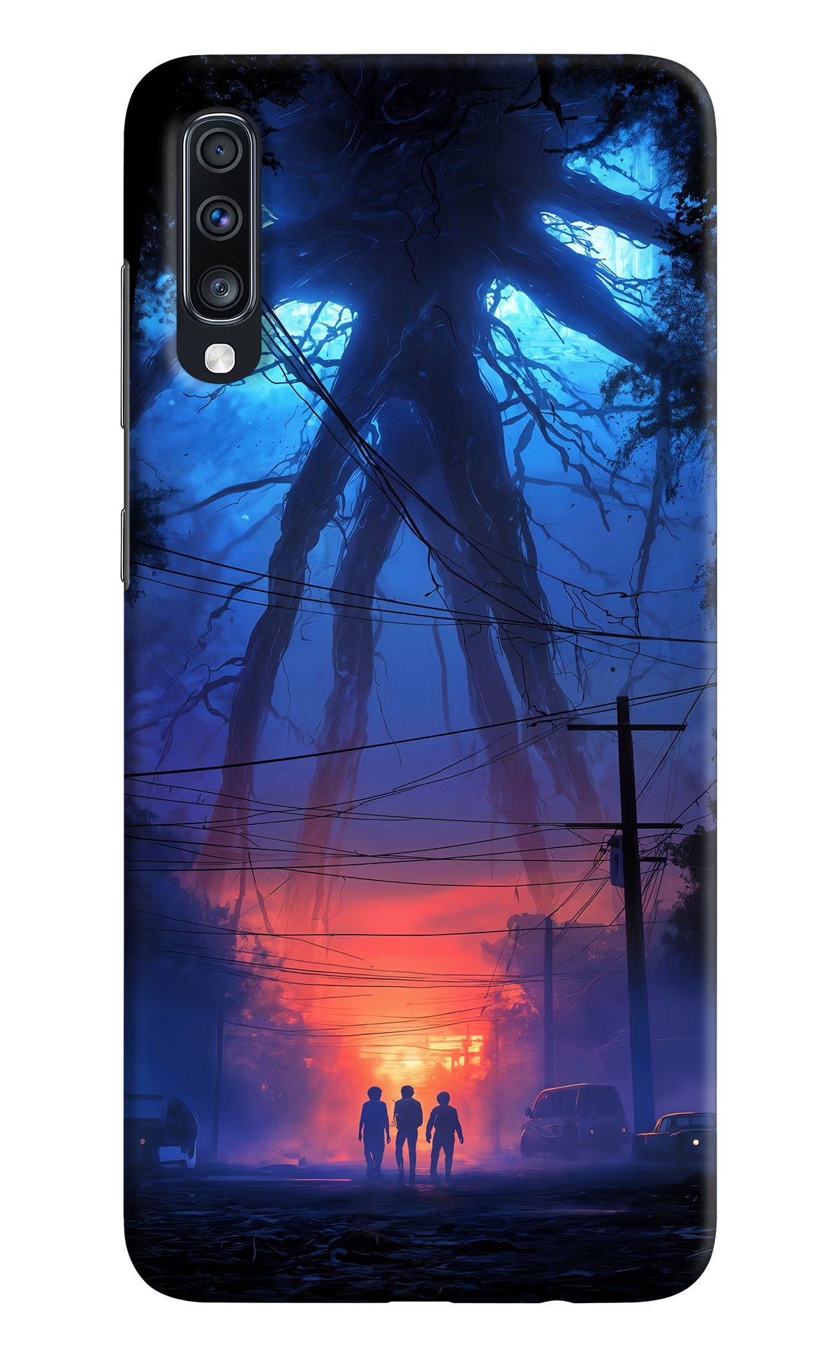 Ordinary Things Shadow Samsung A70 Hard Case Back Cover by Casekaro