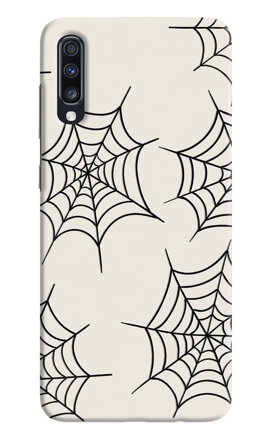Spider Web Samsung A70 Hard Case Back Cover by Casekaro