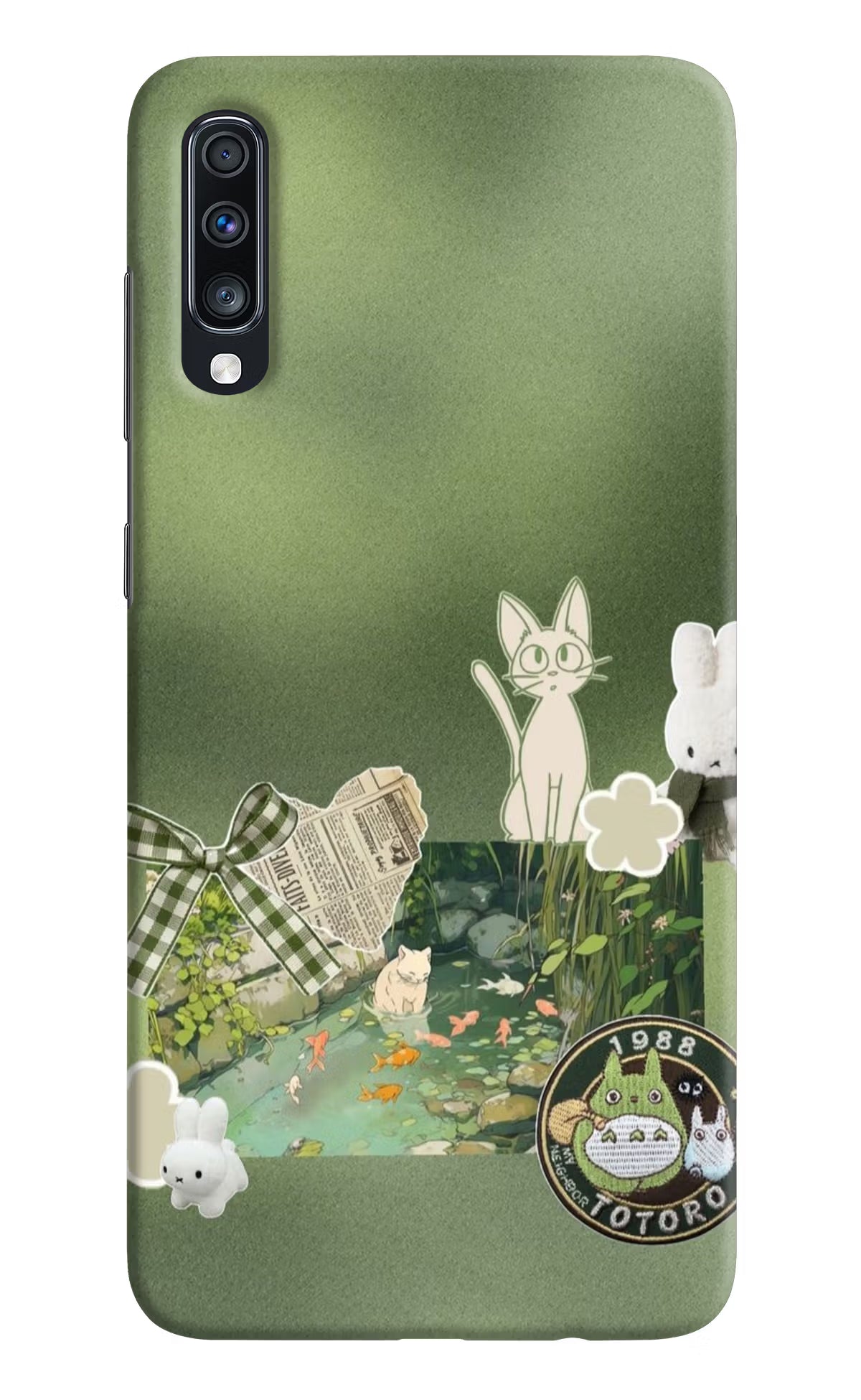 Aesthetic anime Samsung A70 Back Cover