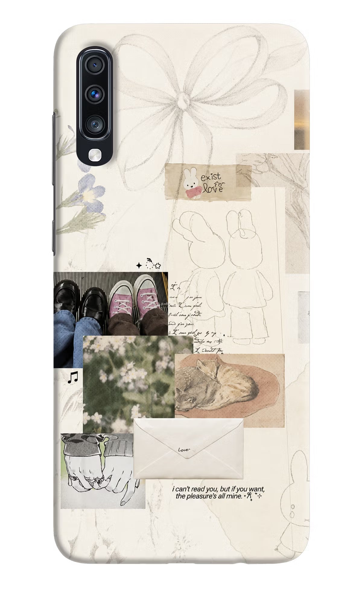Soft Aesthetic Samsung A70 Back Cover