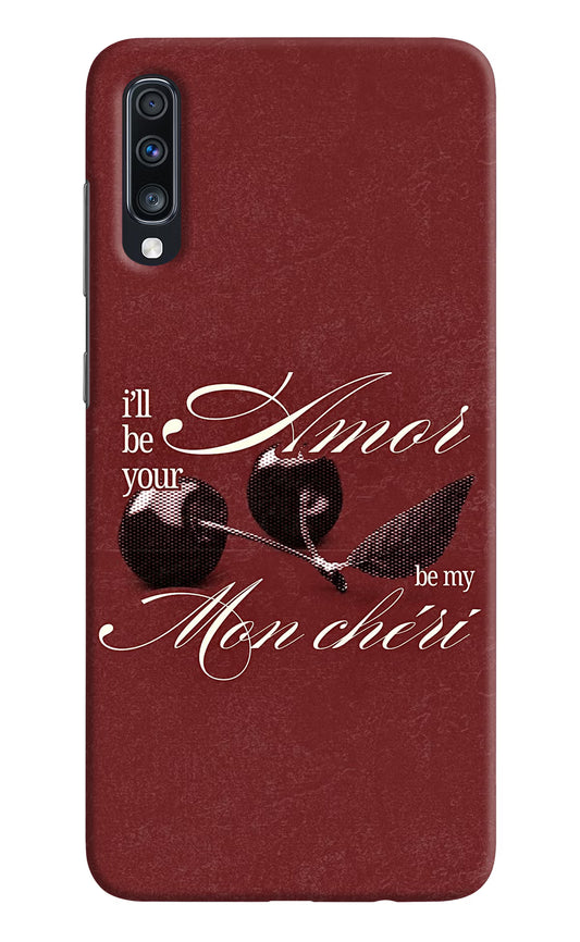Velvet Cherry Samsung A70 Back Cover