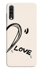 Soul Line Samsung A70 Hard Case Back Cover by Casekaro