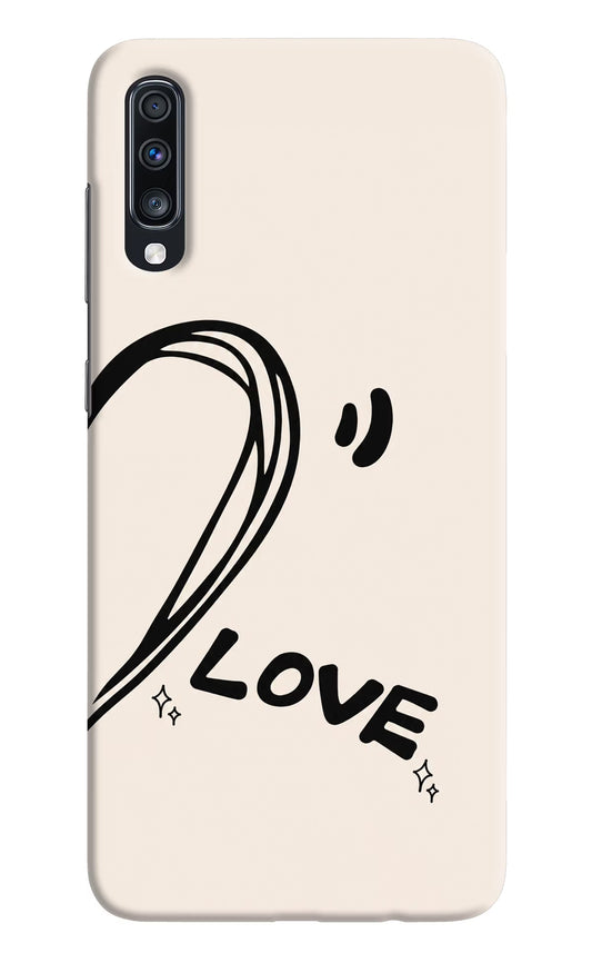Soul Line Samsung A70 Hard Case Back Cover by Casekaro
