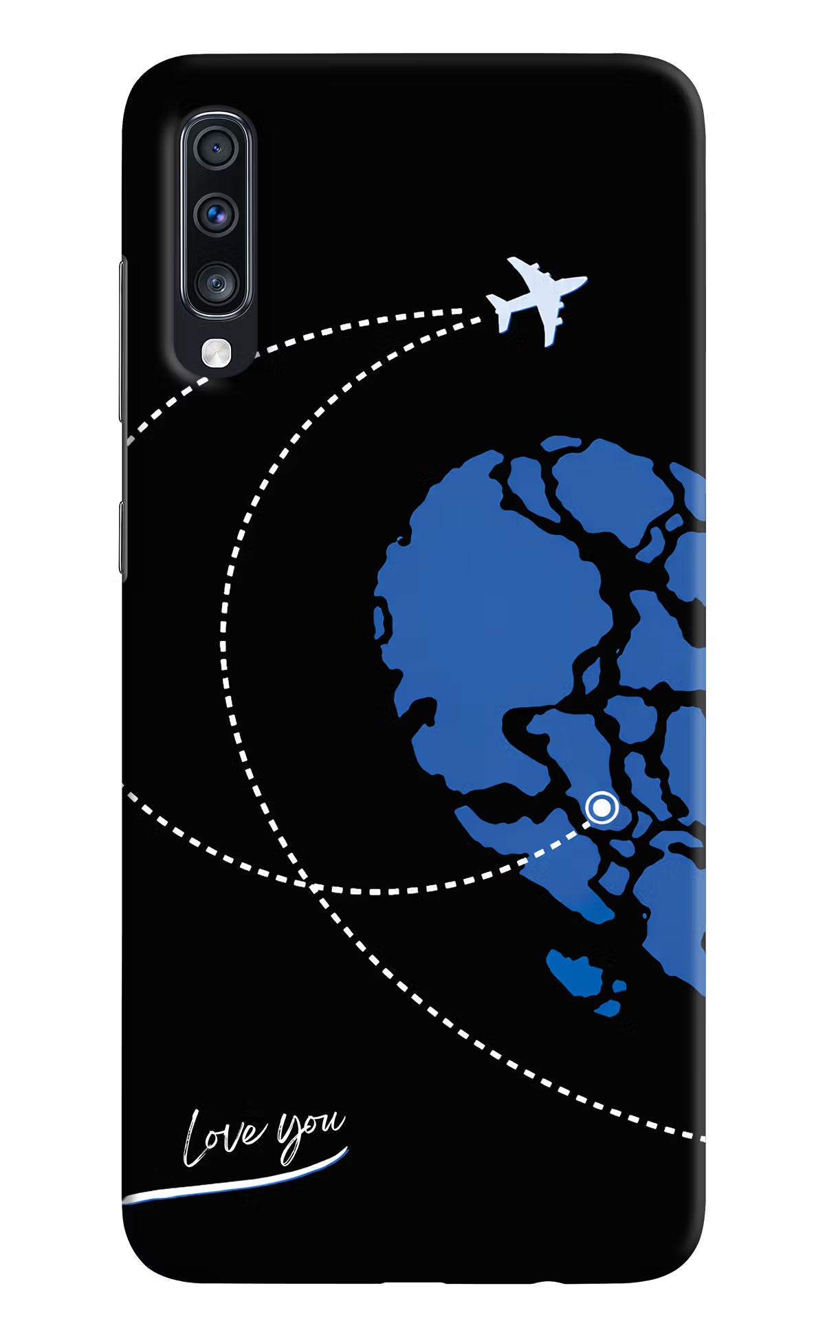 Love Orbit Samsung A70 Back Cover