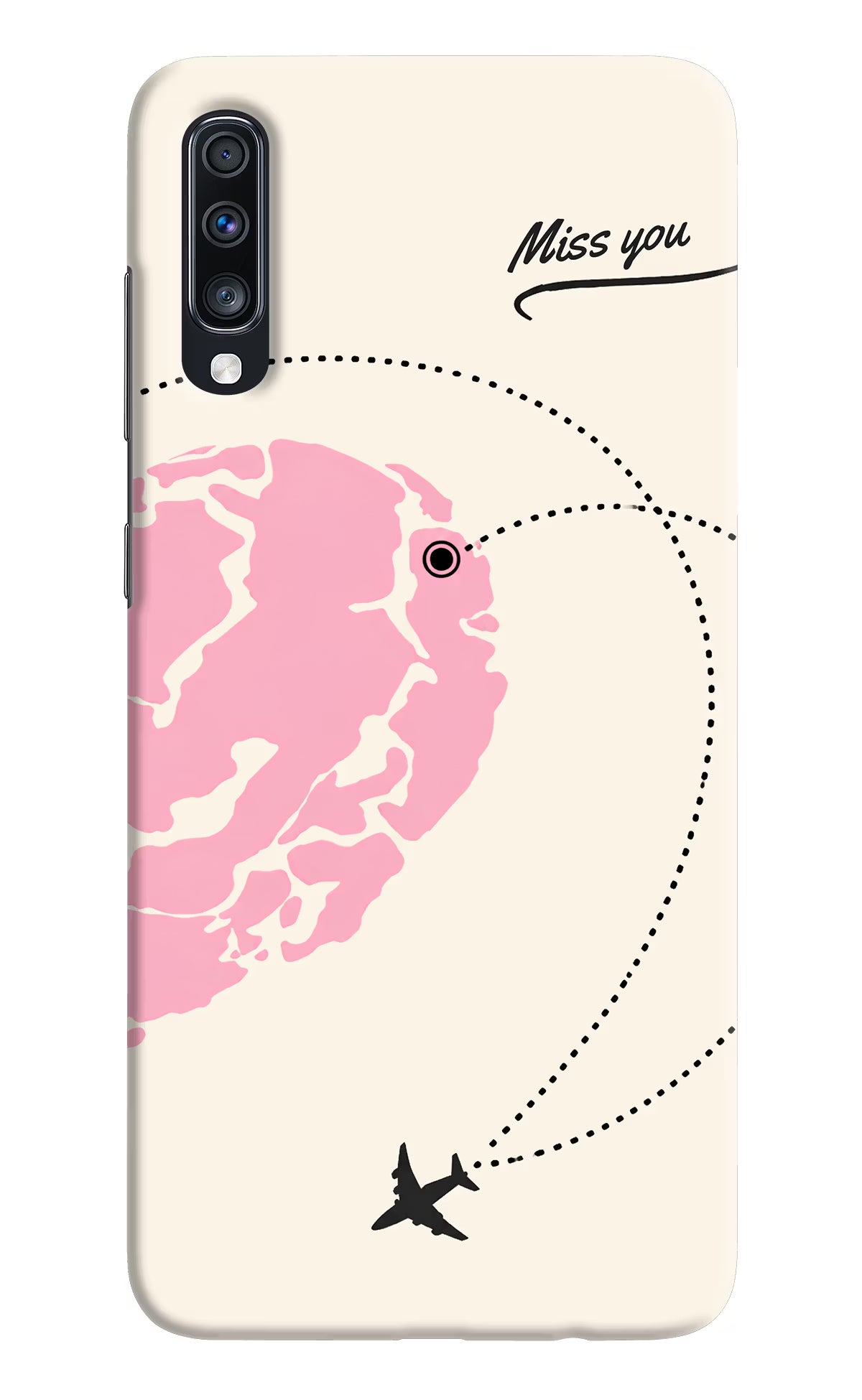 Miss Orbit Samsung A70 Back Cover