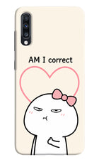 Always Right Samsung A70 Hard Case Back Cover by Casekaro