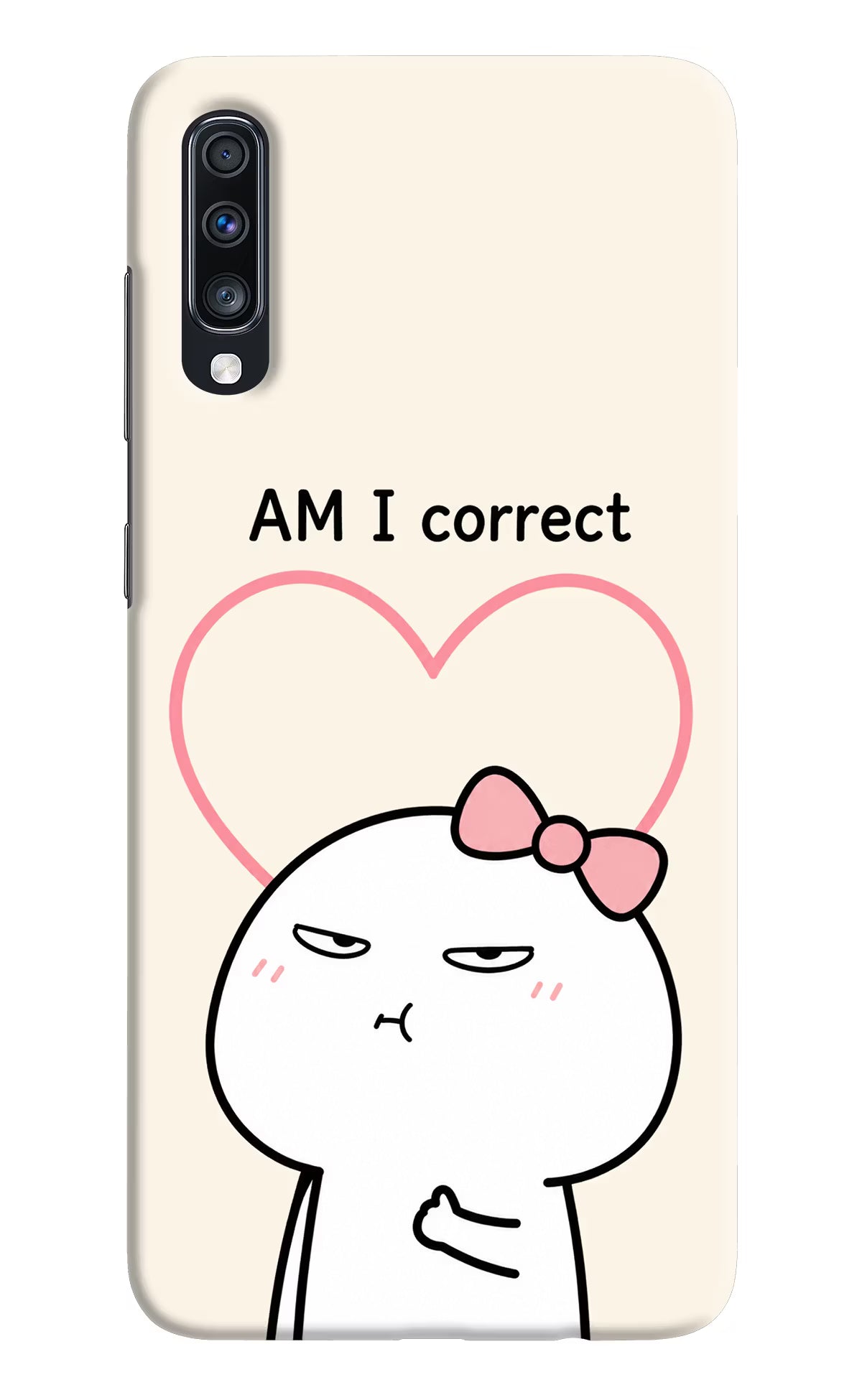 Always Right Samsung A70 Back Cover