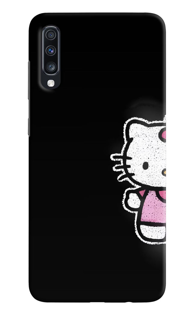 Kitty Charm Samsung A70 Hard Case Back Cover by Casekaro