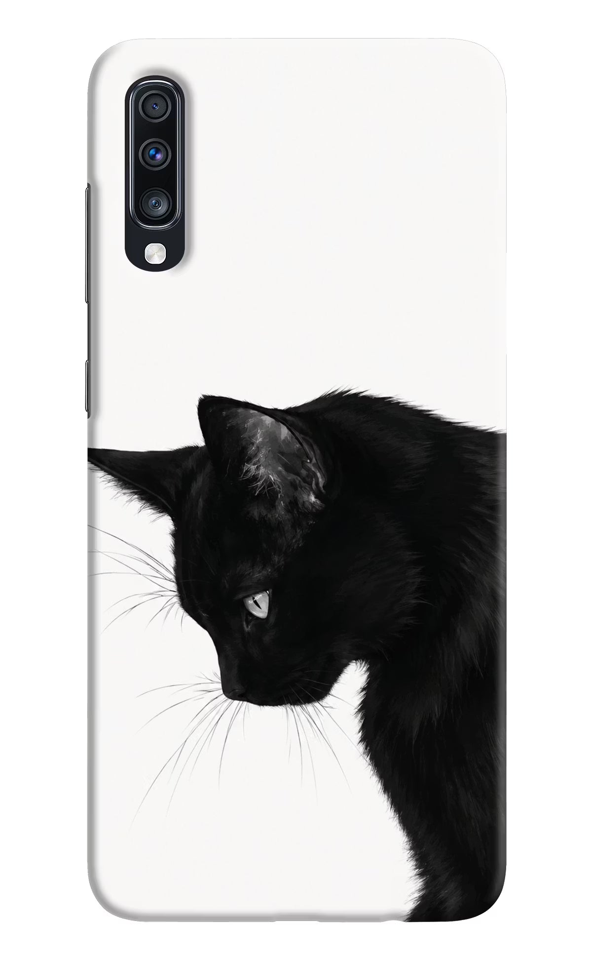 Shadow Gaze Samsung A70 Back Cover