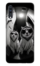 Hood Cats Samsung A70 Hard Case Back Cover by Casekaro