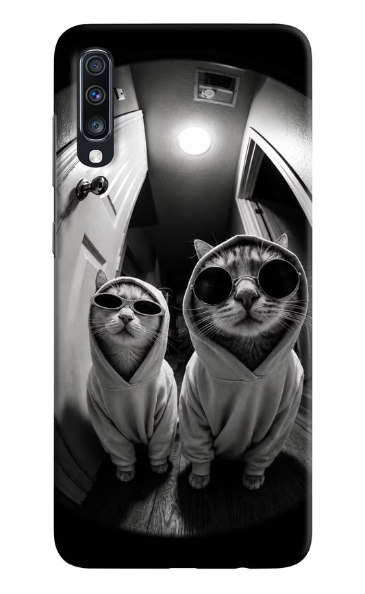 Hood Cats Samsung A70 Hard Case Back Cover by Casekaro